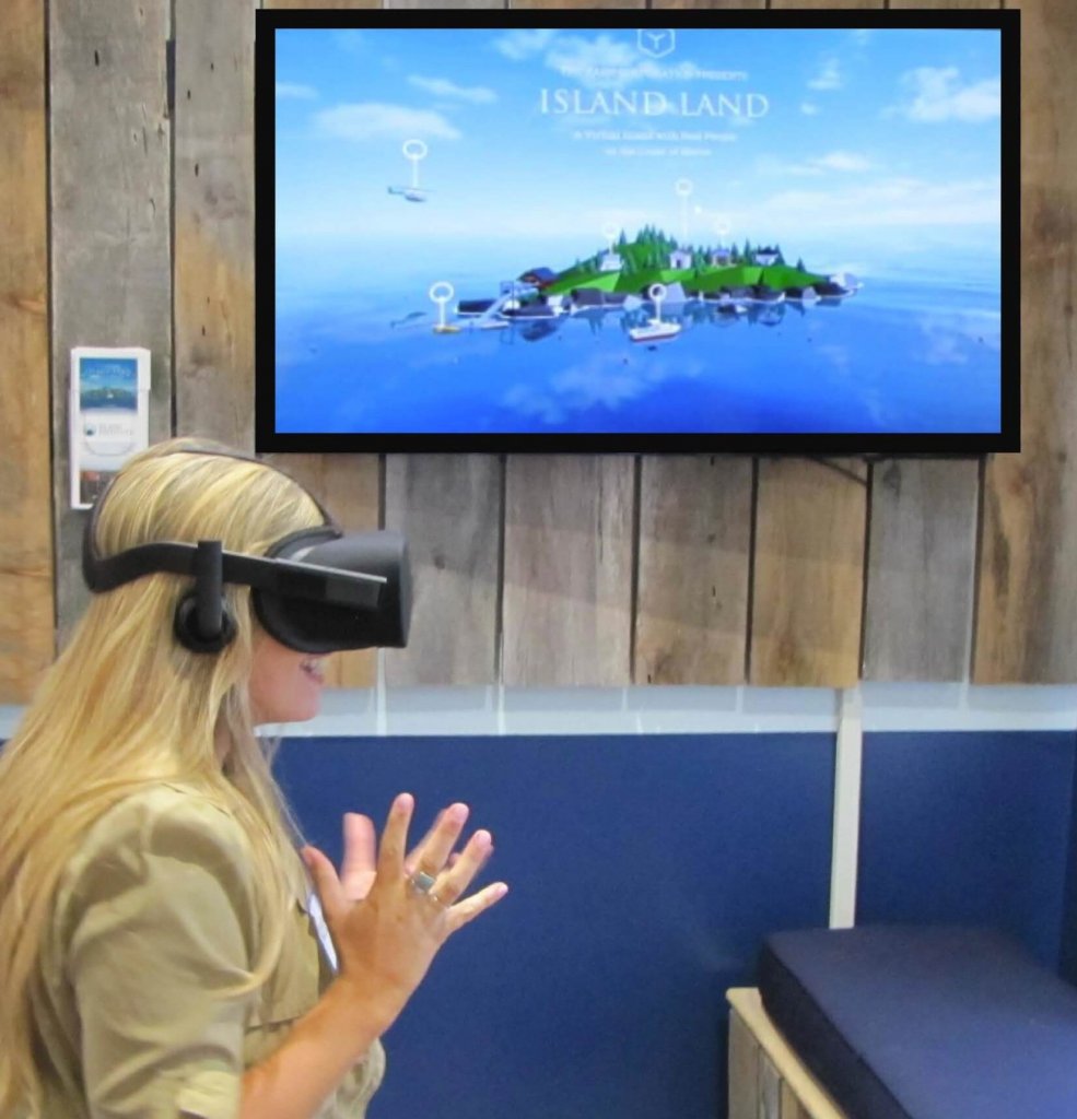 Virtual Reality at the Discovery Wharf
